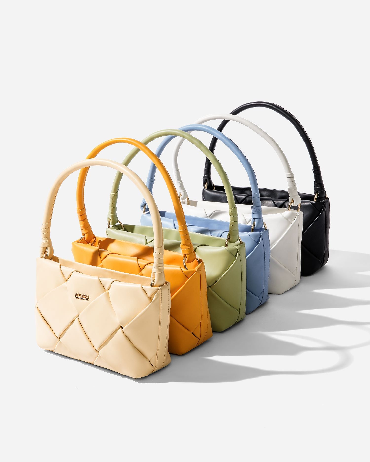Weaved Vegan Shoulder Bag (M)