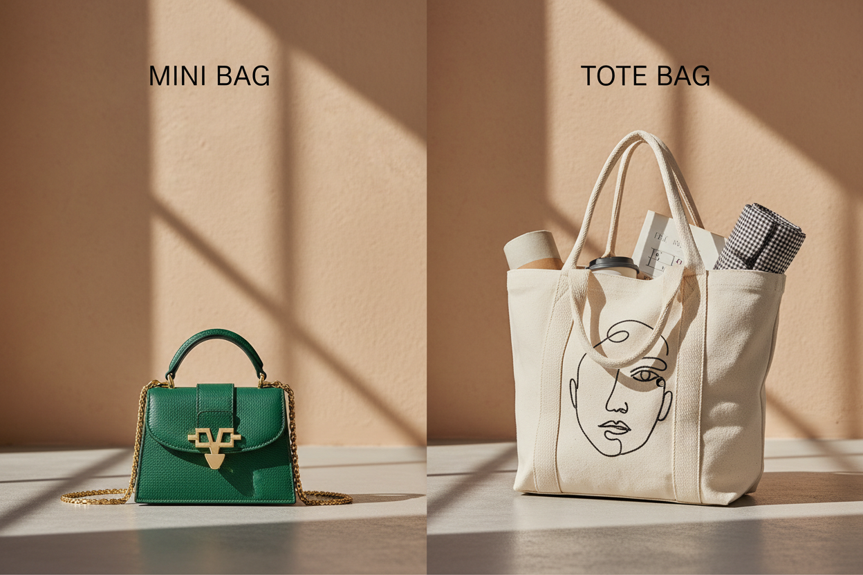 Mini Bags vs Totes: Choosing the Right Bag for Your Day