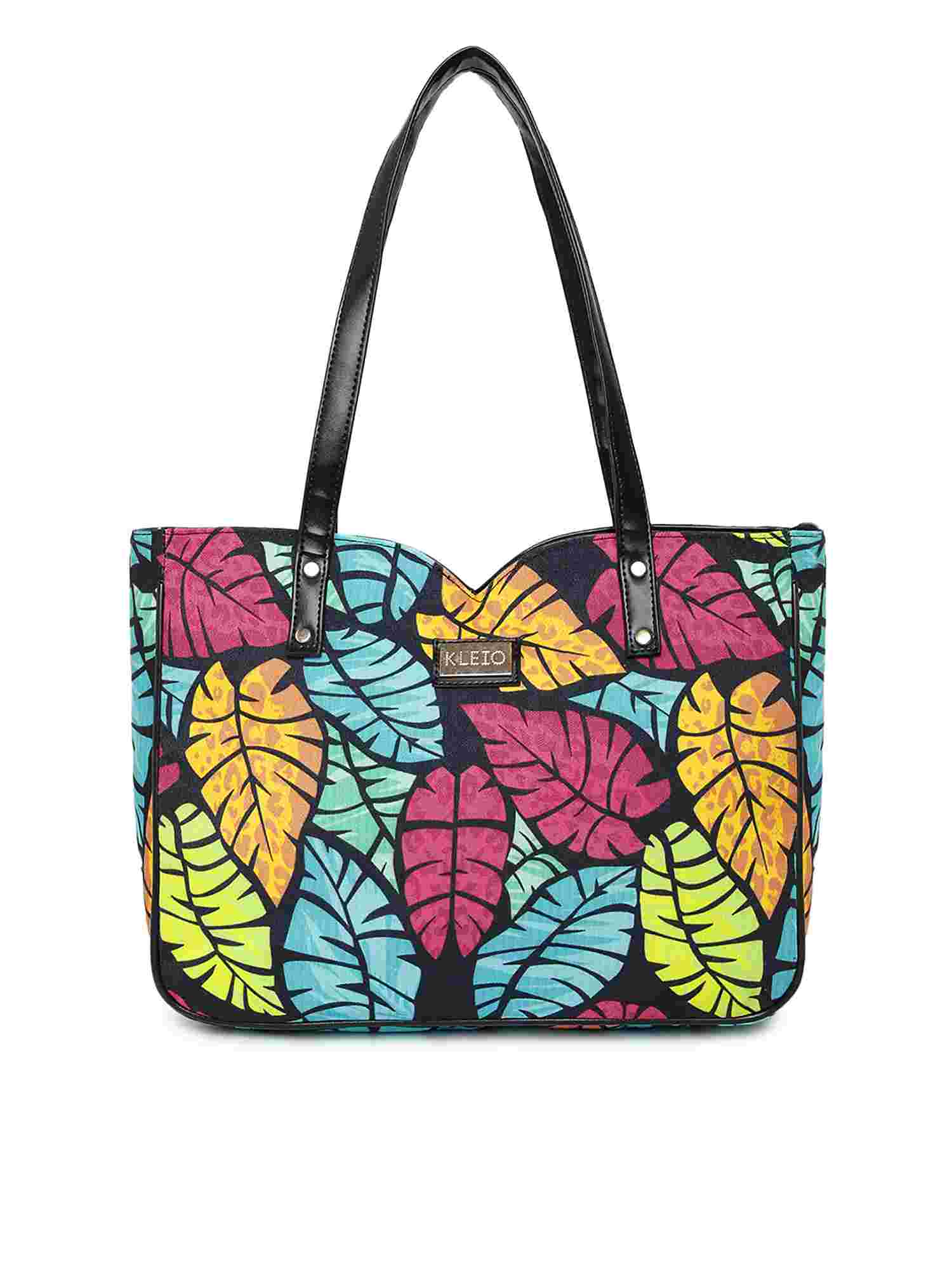 Helana Printed Canvas Tote Bag