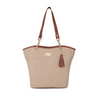 Striped Vegan Tote (L)