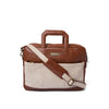 Jute Canvas Laptop Bag (L)